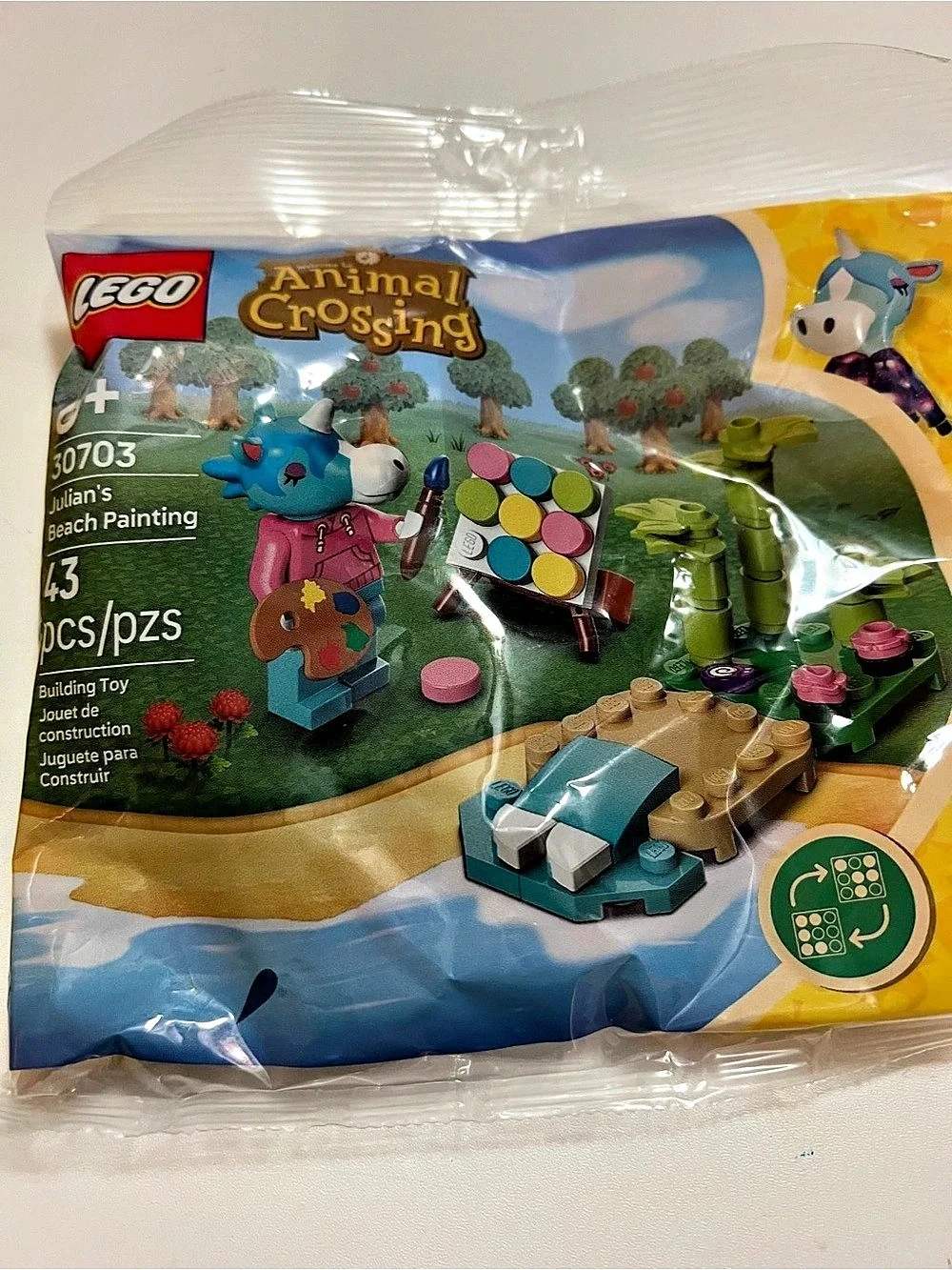 LEGO Animal Crossing 30703 Julian's Beach Painting 77053 Stargazing with Celeste